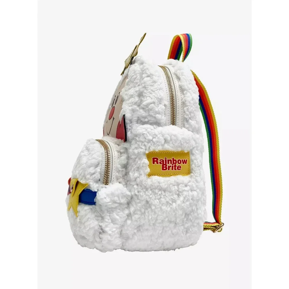 Rainbow Brite Twink Fuzzy Figural‎ Mini Backpack